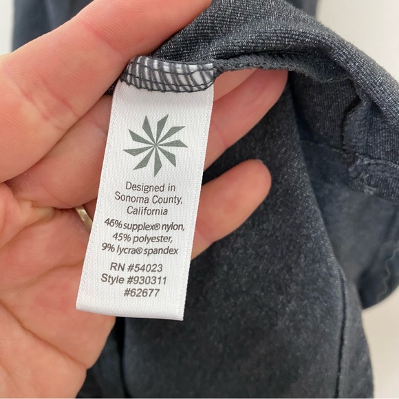 Athleta Gray Racerback Tank Top - Picture 3 of 6